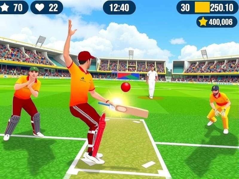 Foot Cricket Showdown Gameplay Screenshot